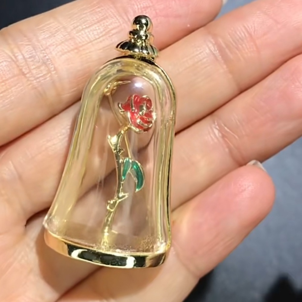 Enchanted Rose Gold Dome Brooch - Picture 5 of 7